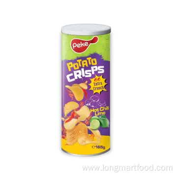 Peke Brand Chili Lime Potato Chips - Hot Fire/Flamin Hot/Extreme Hot/Mexican Spicy Lemon